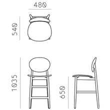 Load image into Gallery viewer, アウトライン バースツール(スモーク)