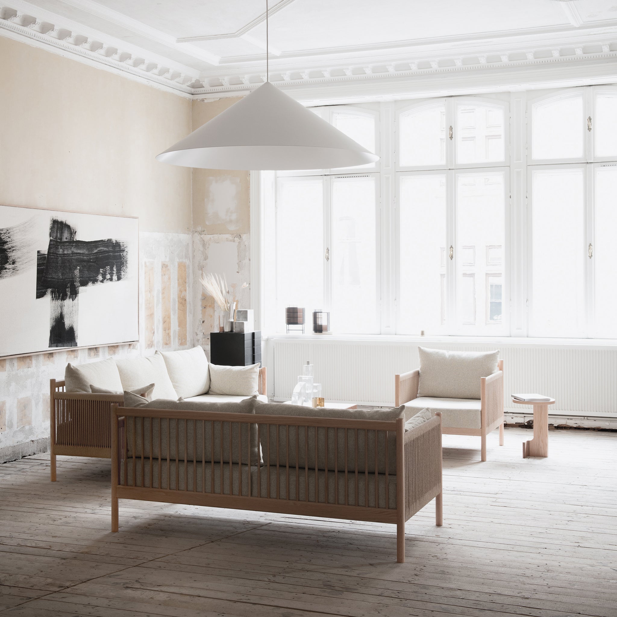 ARIAKE アリアケ Braid Sofa / Norm Architects ARIAKE Braid Sofa / アリアケ ブレイド（組紐）ソファ 3シート